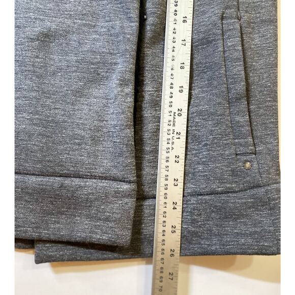 Athleta Apres Anything Sherpa Fleece Vest Black & Gray Open Front Women's XS - Picture 10 of 11